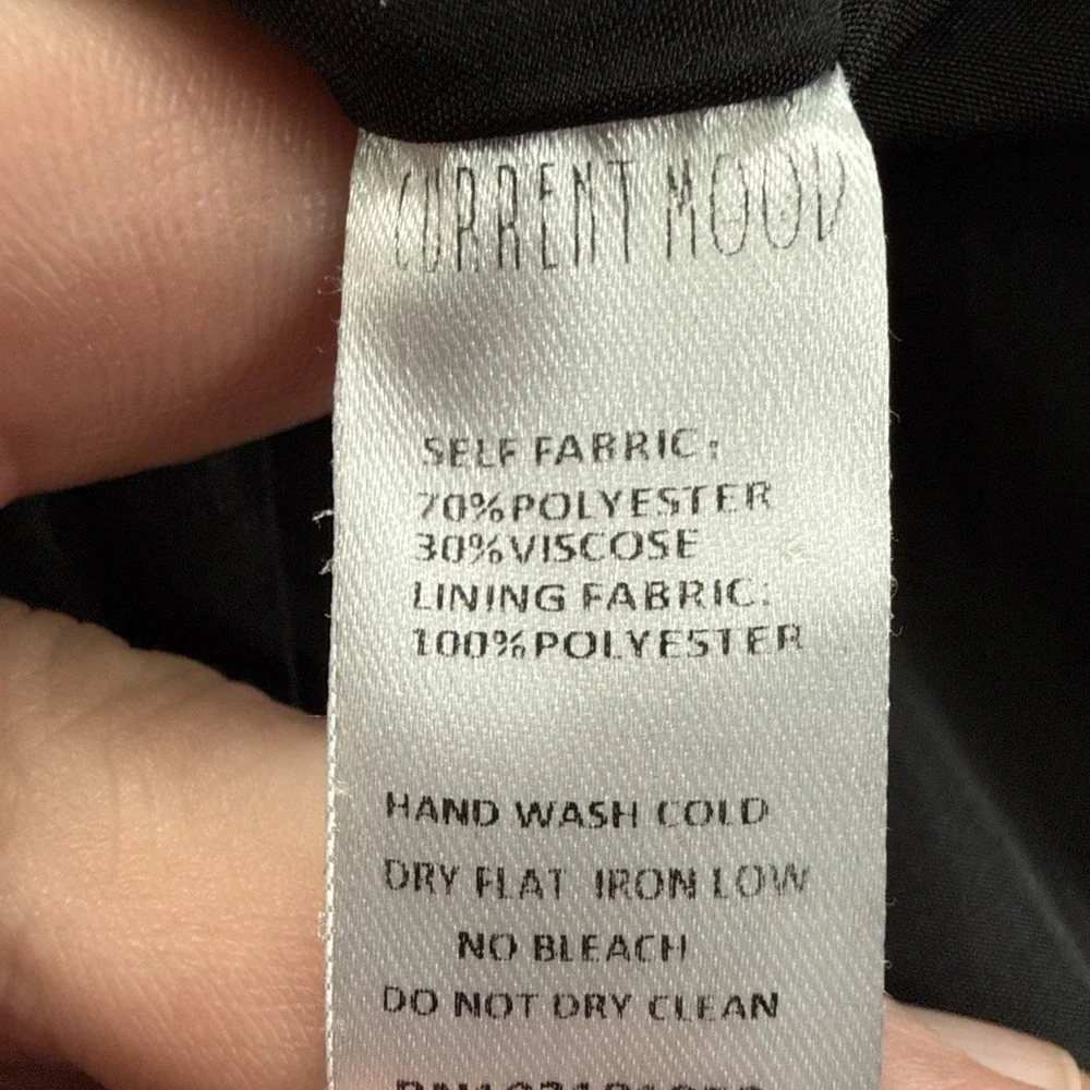 Current Mood My Own Beat Patchwork Tartan Plaid Button Up Long Sleeve Coat XL - Picture 8 of 9